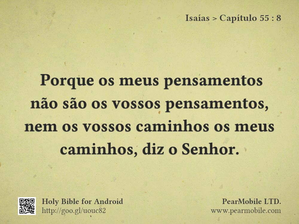 Isaías, Capítulo 55:8